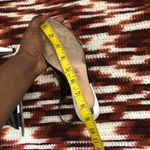 90s/2000s Y2K Vaneli Black White Open Peep Toe Silver Buckle Genuine Leather Slingback Pumps Kitten Heel Shoes Gothic Office Siren Core Dark Academia Whimsygoth Corporate Photo 3