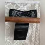 Shyanne Lace Sheer Paisley Peasant Bohemian Smock Style Tunic Blouse XL Photo 5