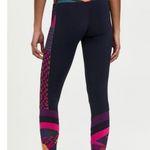 Farm Rio Women's Abstract Leggings, Abstract Patches, Black Print, S Photo 1