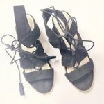 a.n.a  Lena Women's Black Strappy Low Heel Sandals Sz 7 Photo 0