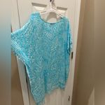 Lilly Pulitzer  Rossi Caftan Swim cover-up in the Turquoise Oasis size L/XL Photo 7