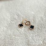 Real Solid 925 Silver Round CZ Hoop Earrings Jewelery For Women Ear Wedding Photo 2