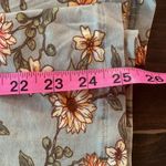 Derek Heart medium mint green floral tie strap crochet top romper NWOT Photo 9