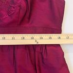 Adrianna Papell  Maroon Sleeveless V-neck Silk Cocktail Dress Elegant Size 10 Photo 9