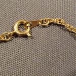 Gold and Jewel Pendant Necklace and Earrings Set Photo 4