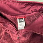 The North Face Women's Fleece 1/4 Zip Sweater Jacket XL Garnet Red Maroon Photo 2