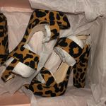 Charlotte Russe π CR Leopard Print Platform Sandals Photo 2