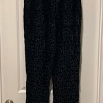 Norma Kamali  Women’s Vintage Crushed Velvet Pants Size 8 Made In U.S.A. Photo 2