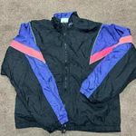 Women’s vintage windbreaker jacket size Small purple pink and black 90s Size M Photo 0