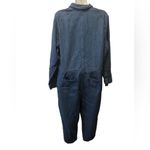 Madewell Utility Relaxed Denim Coverall Jumpsuit Size XL 14 Cotton Blue Pockets Photo 7