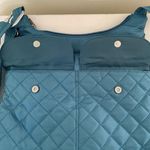 Travelon  RFID Anti Theft Aqua Blue Quilted Crossbody Travel Bag Pockets Purse Photo 6