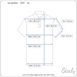 polo shirt striped diagonal blue navy white 1980s Size XL Photo 1