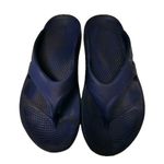 Oofos Original Blue Recovery Comfort Flip Flop Sandals Womens Size 7 Mens Size 9 Photo 1