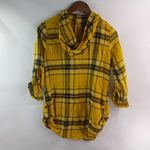 No Boundaries NoBo M Gold Buffalo Plaid Tunic Top M Photo 6