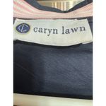 Caryn Lawn Navy Poplin Shirt Dress Pink Stripe Belt Popover Tunic One Size Black Size undefined Photo 2