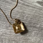 kim rogers  retro pendent gem stone square necklace Photo 4