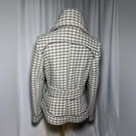 SOIA & KYO  Gray Houndstooth Wool Belted Jacket | M Photo 6