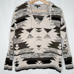 American Eagle  Aztec‎ Sweater Hoodie Womens Small Southwestern Lightweight Boho Photo 0