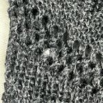 Lafayette 148 xl 100% linen cardigan front zippered pockets open knit Gray Photo 13