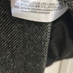 ZARA Black/Gray Removable Faux Fur Collar Blazer/Jacket(Size Medium) Photo 11