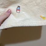 Anthropologie Pilcro The Icon Flare Corduroy Embroidered Pants Cream Size 32 Photo 11