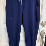 FIGS Technical Collection Navy Blue Zamora Jogger Scrub Pants Size XL Petite Photo 0