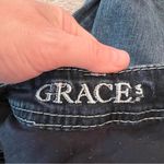 GRACE IN LA Sequin Pocket Bootcut Jeans Blue Embellished Western Denim Sz 30 Photo 13