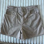 Madewell Women's Beige Baggy Jean Shorts Photo 0