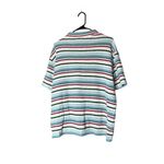 ZARA  Striped‎ Jacquard Knit Button Front Shirt Size Medium Photo 4