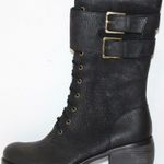 Luxury Rebel Lady Dee Black Leather Boots Size 9 M Photo 2