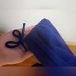 Ellen Tracy  Wool Angora Blend Blazer Jacket Bow Sleeve Blue Petite Size 12 12P Photo 6