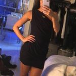 Soprano Navy blue one shoulder dress Photo 1