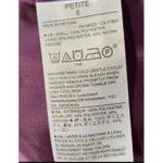 Banana Republic Satin Tie Waist Blazer Women's 6P Petite Purple Pinot Noir $180 Photo 6