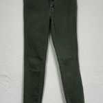 Madewell  Green 9in High Rise Skinny Jeans Womens 24 Button Fly Denim Casual Photo 0