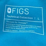 FIGS  Technical Collection Blue Green Scrub Pants Women’s Large Photo 2