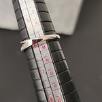 White Gold Filled Heart CZ Ring New Silver Photo 2