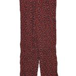 American Eagle Ditsy Floral Paperbag Cropped Pants Red XXS Photo 0