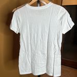 MICHAEL MICHAEL KORS WHITE SHIRT W/GOLD STUDDED MK LOGO SIZE SMALL Photo 4