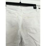 ZARA  Straight Leg High Rise White Denim Jeans Women's Size 10 Photo 2