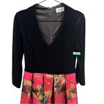 Eliza J Velvet Bodice Jacquard Ballgown Black Gold Burgundy 4 Photo 6