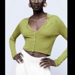ZARA NWT  FINE RIBBED KNIT CARDIGAN Photo 2