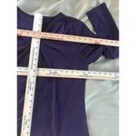 AUW  Shirt Top Womens L Solid Black Stretch Short Sleeves Comfy Stretch Blouse Photo 7