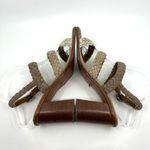 Frye  Amy Braided Leather Block Heeled Sandals Women's 9 US Photo 6
