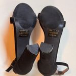 Black High Heel Strappy Ankle Shoes Sz 7 Photo 8