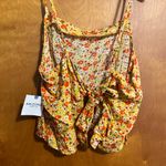 Arizona Jeans Arizona Jean Company Orange Yellow Asymmetrical Ruffled Camisole Photo 1