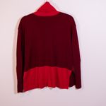 Summersalt The Coziest Cashmere Wool Knit Stretch Turtleneck Sweater Pinot Lava Photo 3