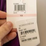 Donna Morgan Women's Strapless Sweetheart Chiffon BRIDESMAID Dress Size 10 NWT Photo 6