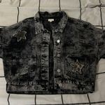 POL Black+Gray Jean Jacket Photo 0