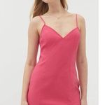 Urban Outfitters Eldridge Notched Mini Dress- Rose Pink Photo 0