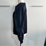 Who What Wear Size L Stretch Black Ribbed knit Cardigan Neutral Chic Versatile Photo 6